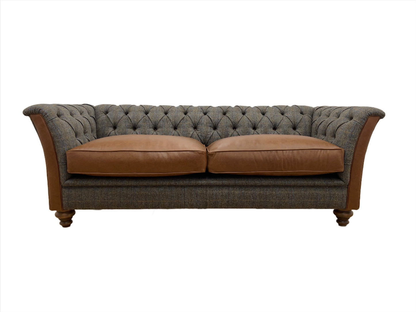 Large 4-Seater Grantley Buttoned Sofa
